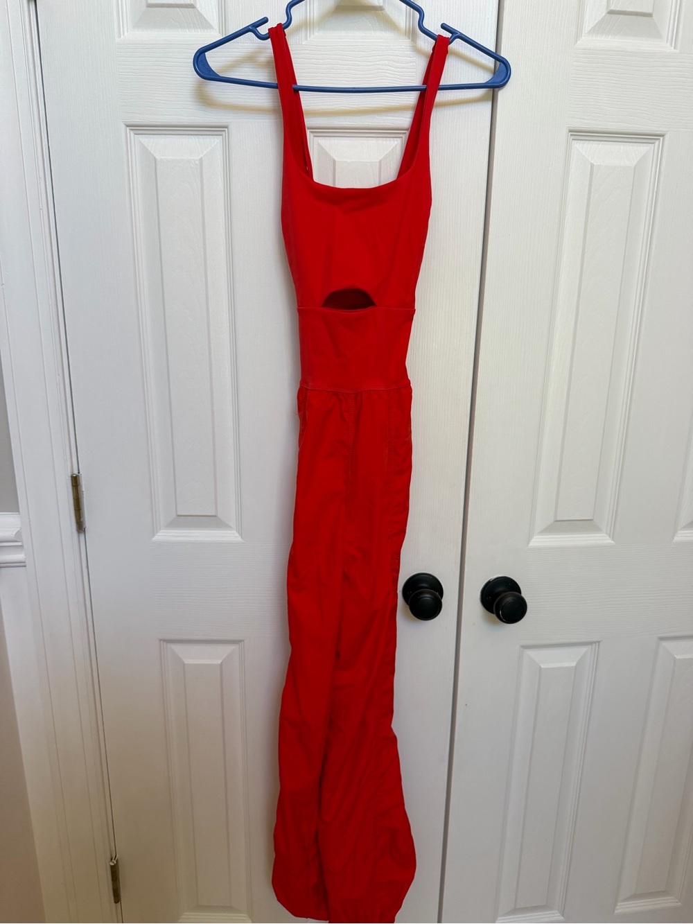 FP red jumpsuit with cut out